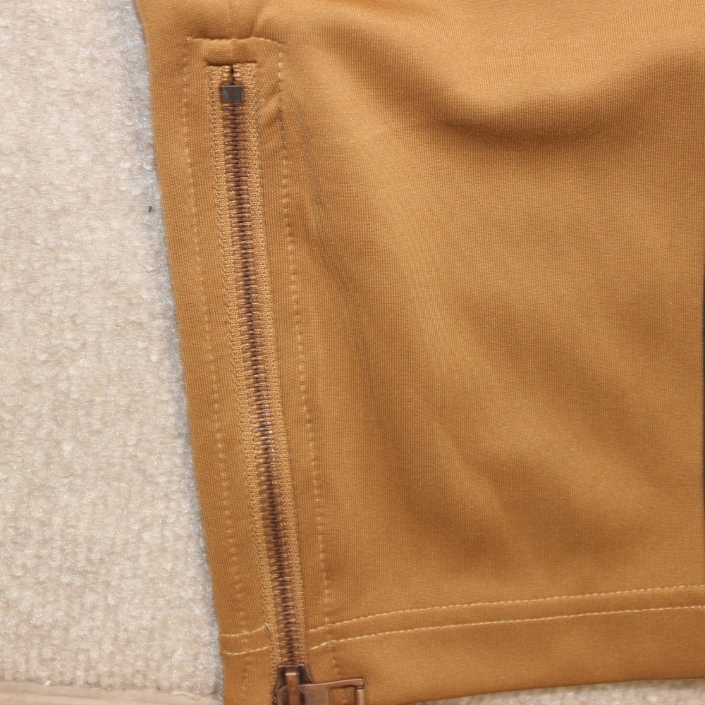 Makobi Mens XL Tracksuit Set Tan Camel Multi Color Stripe Zip Jacket Pants M2757 - Picture 12 of 16